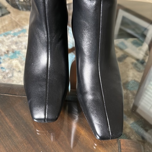 Vince Women's Beverly Square Toe mid calf Wedge Heel Boots size 8.5 - Picture 13 of 14